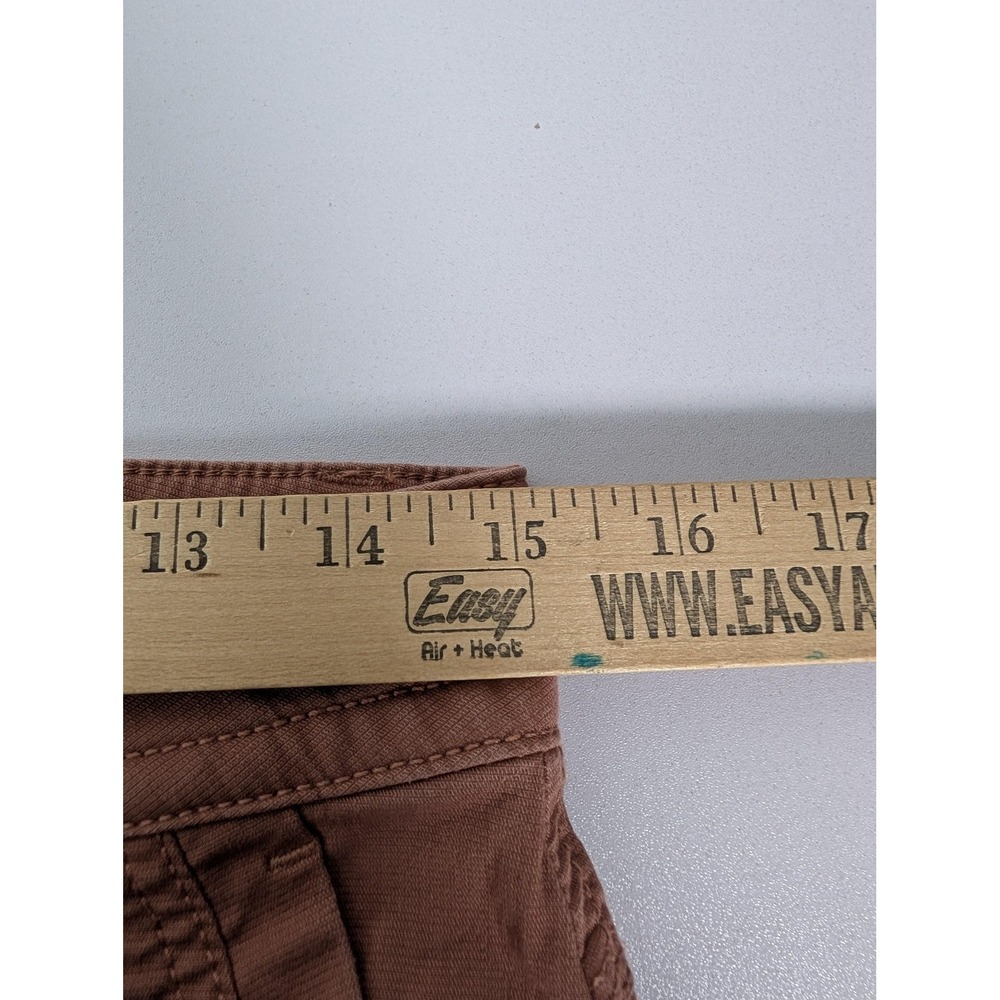 prAna Shorts‎ Womens 8/29 Brown Outdoor Hiking Utility Pockets Casual Zip Fly - Picture 9 of 11
